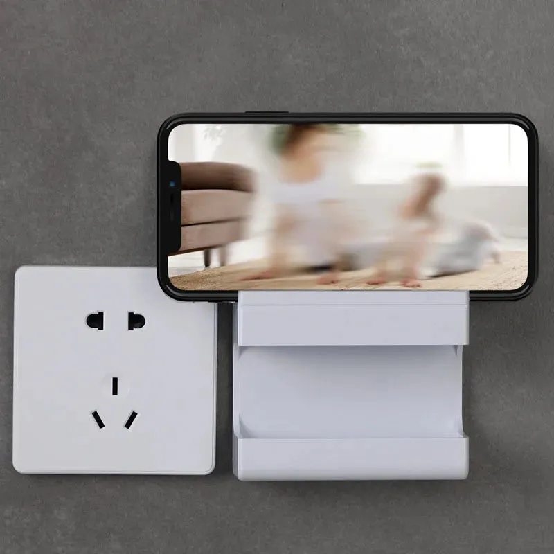 SmartSpace- Multi-Functional Wall-Mounted Organizer for Remote Controls & Phones