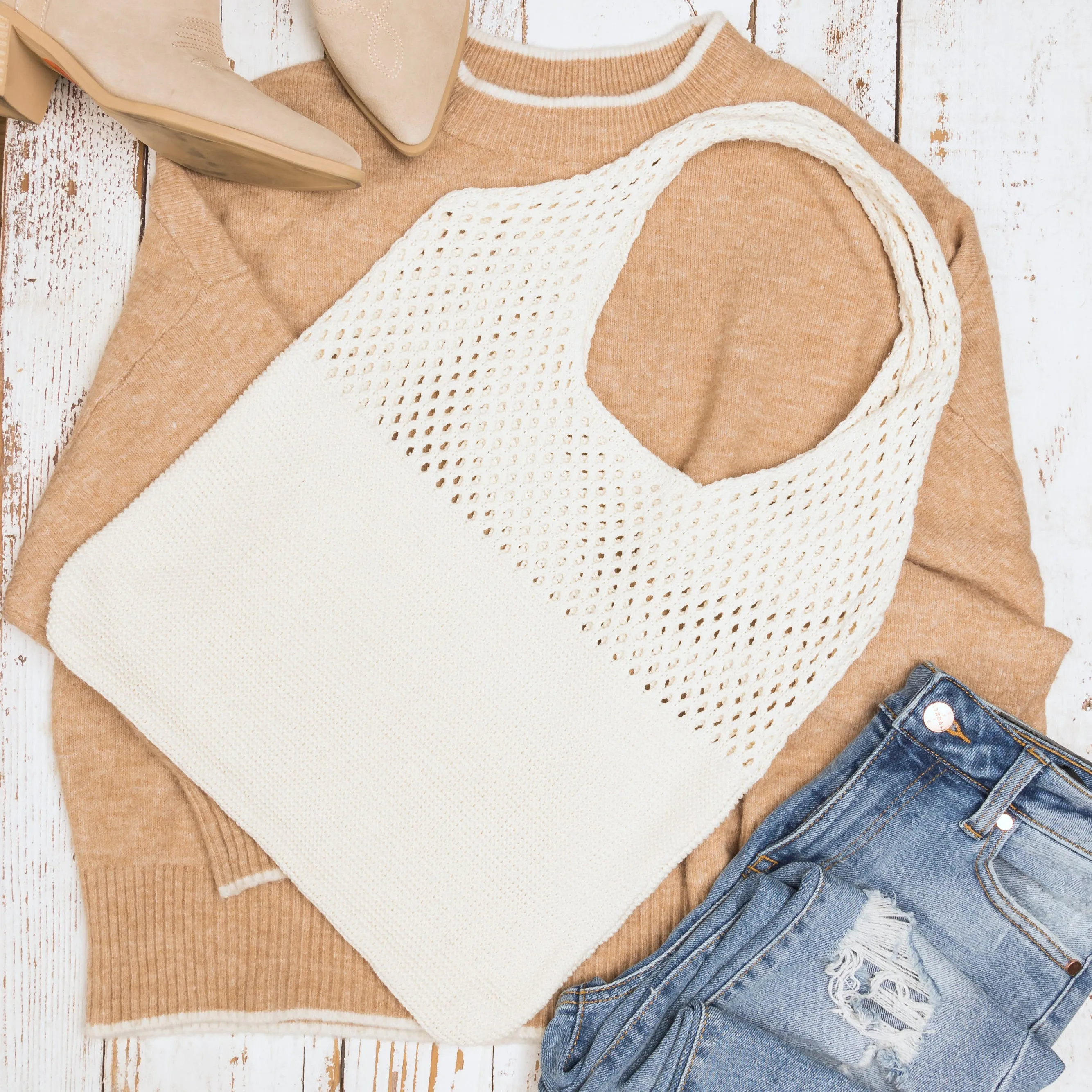 Soft Knit Hobo Shoulder Bag