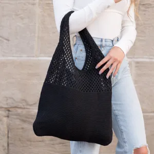 Soft Knit Hobo Shoulder Bag