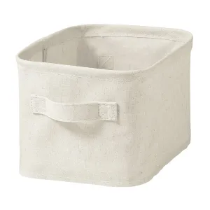 Soft Storage Box- 18.5 x 26 x 16cm Natural 18.5x26x16cm