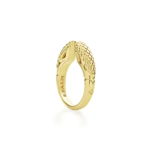 Spirit Python Stack Ring 5mm -18K Gold Vermeil