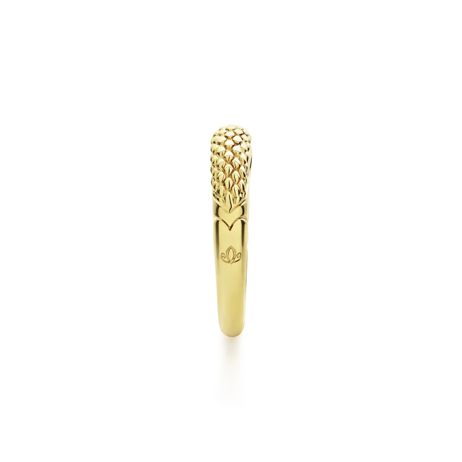 Spirit Python Stack Ring 5mm -18K Gold Vermeil