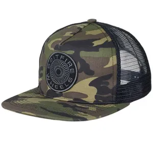 Spitfire Classic '87 Swirl Camo/Black Trucker Snapback Cap