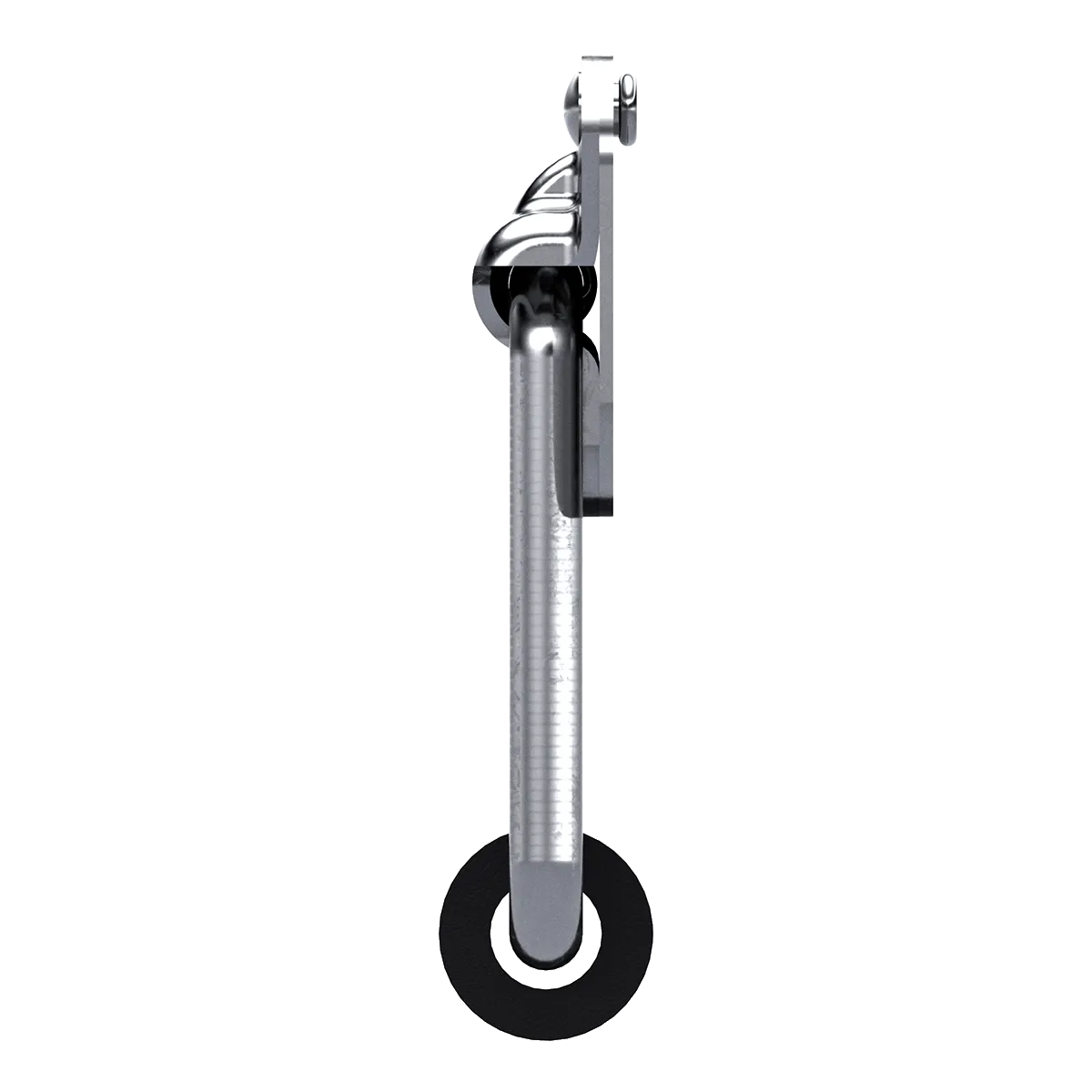 Spring-Loaded Surface Mount Handle – Heavy-Duty Steel with Padded Grip – 500 lbs Capacity