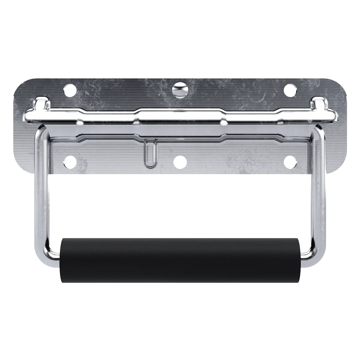 Spring-Loaded Surface Mount Handle – Heavy-Duty Steel with Padded Grip – 500 lbs Capacity