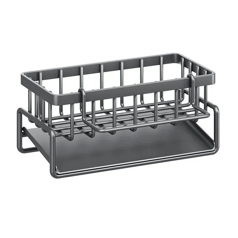 Stainless Steel Self-Draining Sink Rack Organizer