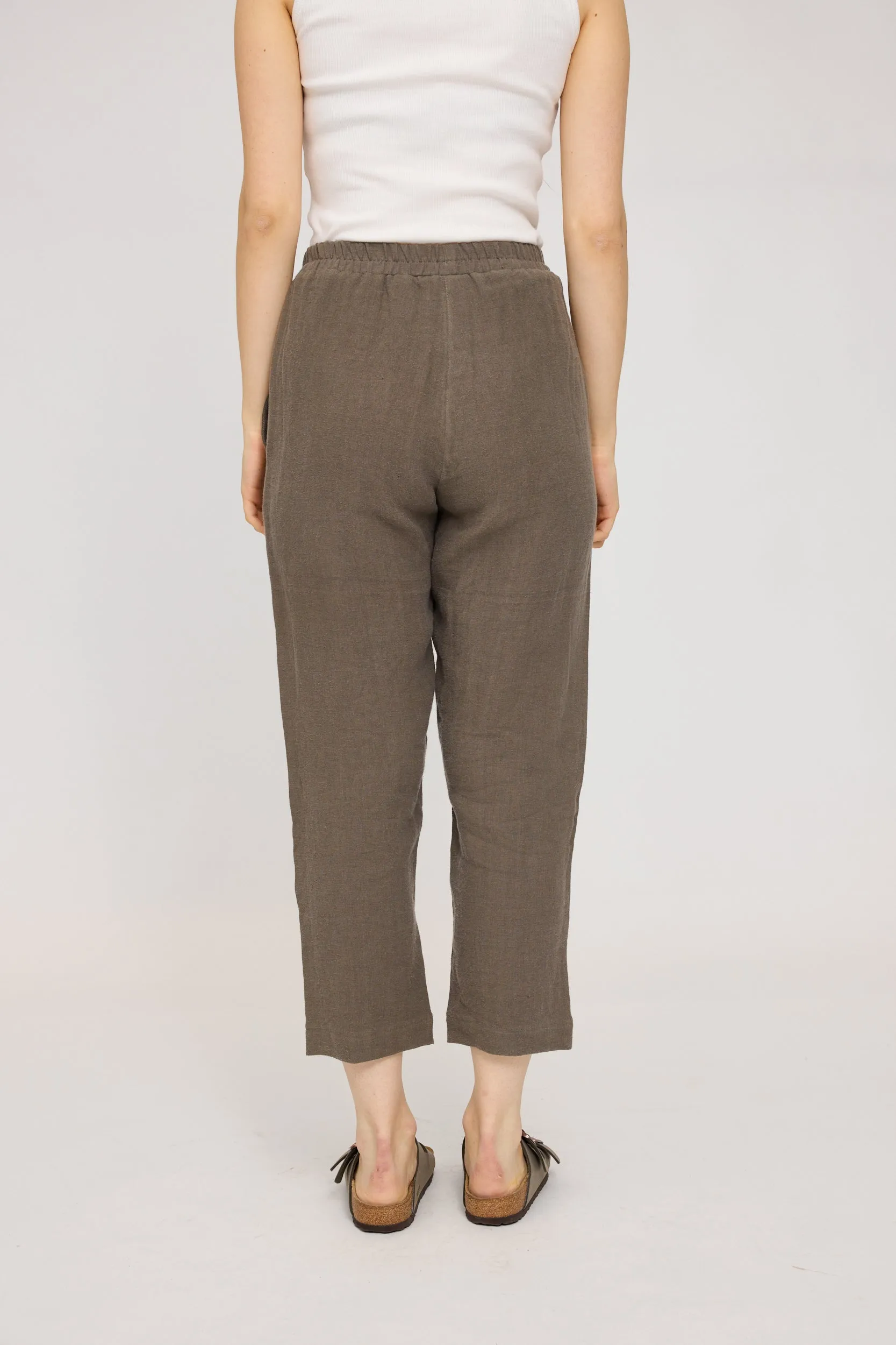 Straight Leg Linen Pants