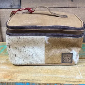 STS Cowhide Makeup Organizer