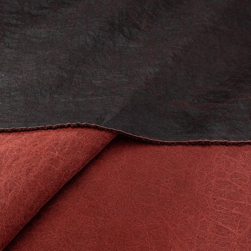 Subtle Bark Texture Twill - Burnt Orange