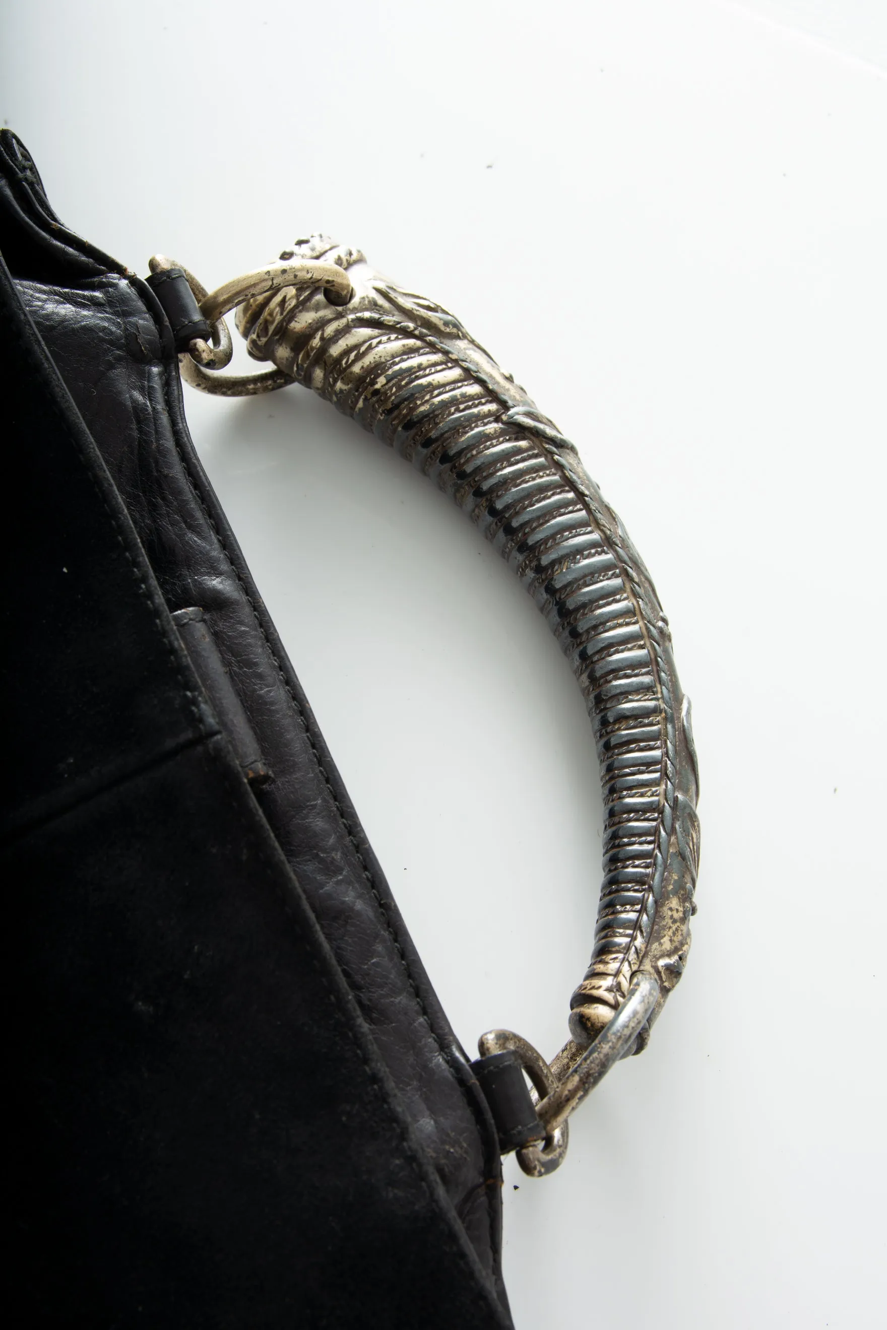 Suede Mombasa with Metal Handle