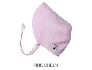 Summer Day Linen Check Bonnet