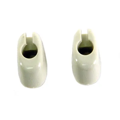 SUN VISOR CLIPS, WHITE, BEETLE 65-67 & TYPE 2 68-79