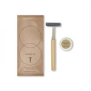 Sustainable Essentials  Shaving Kit - Kraft