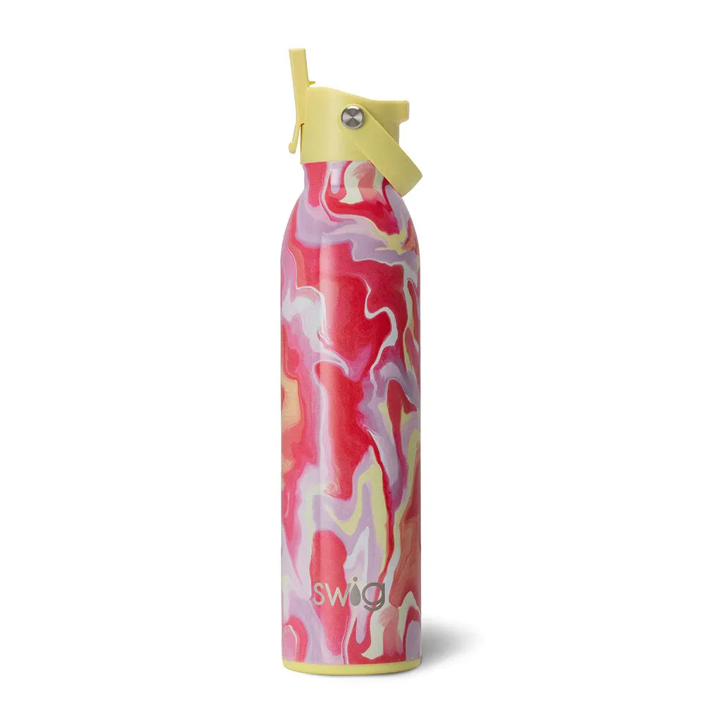 Swig - Pink Lemonade Flip   Sip Water Bottle 20oz