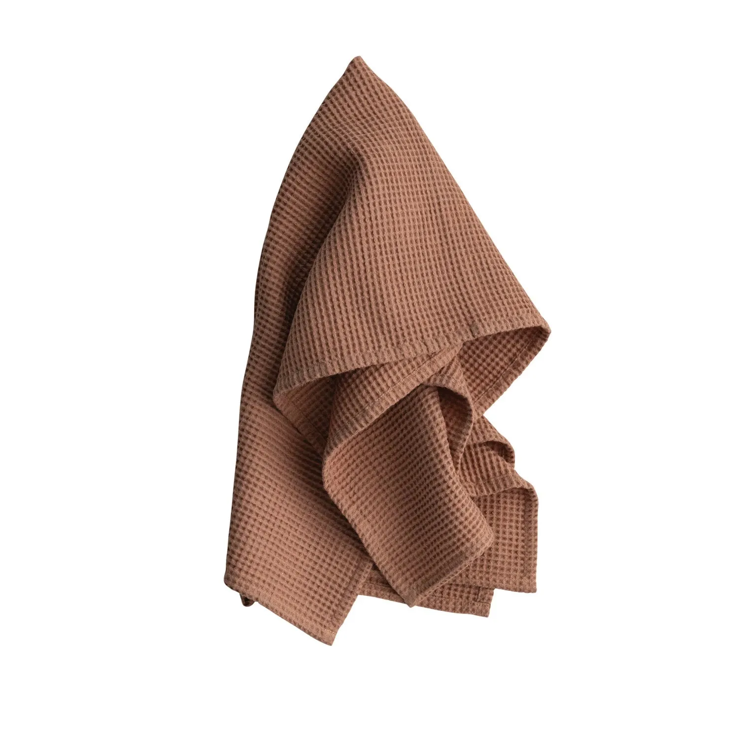 Terracotta Waffle Tea Towel