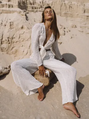 THALIA PANTS SAND BLOSSOM