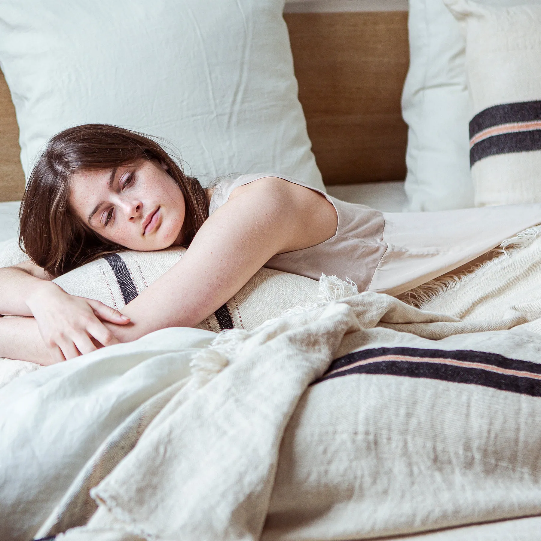 the patagonian stripe pillow cover