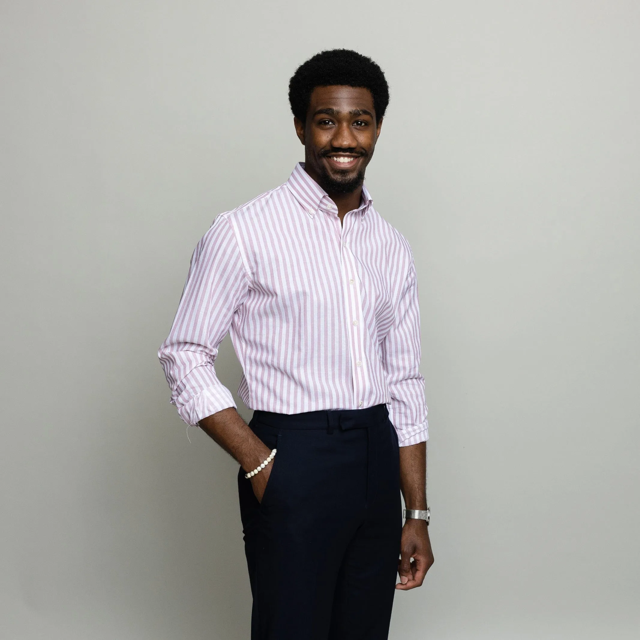The Red Heather Emerick Stripe Custom Shirt