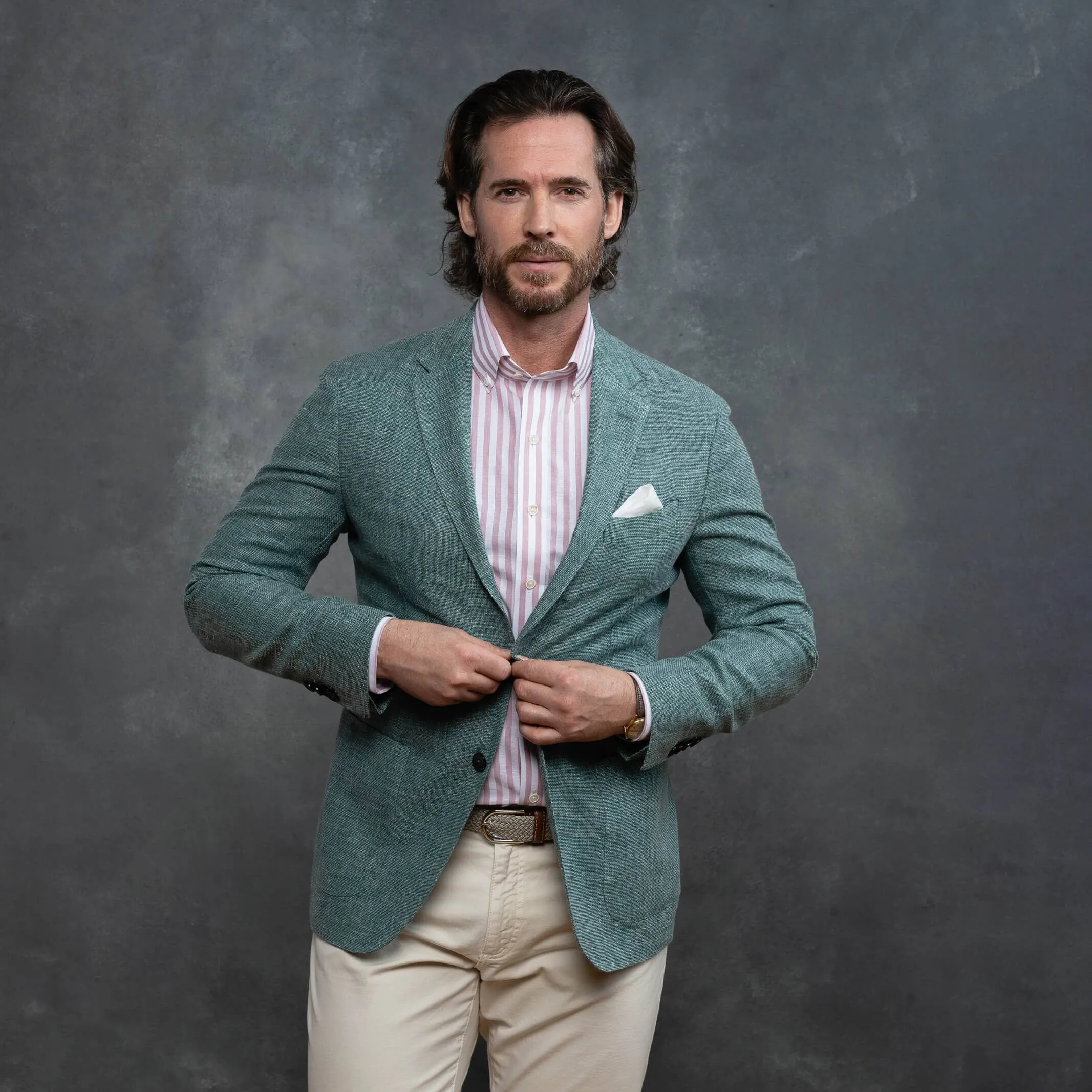 The Red Heather Emerick Stripe Custom Shirt