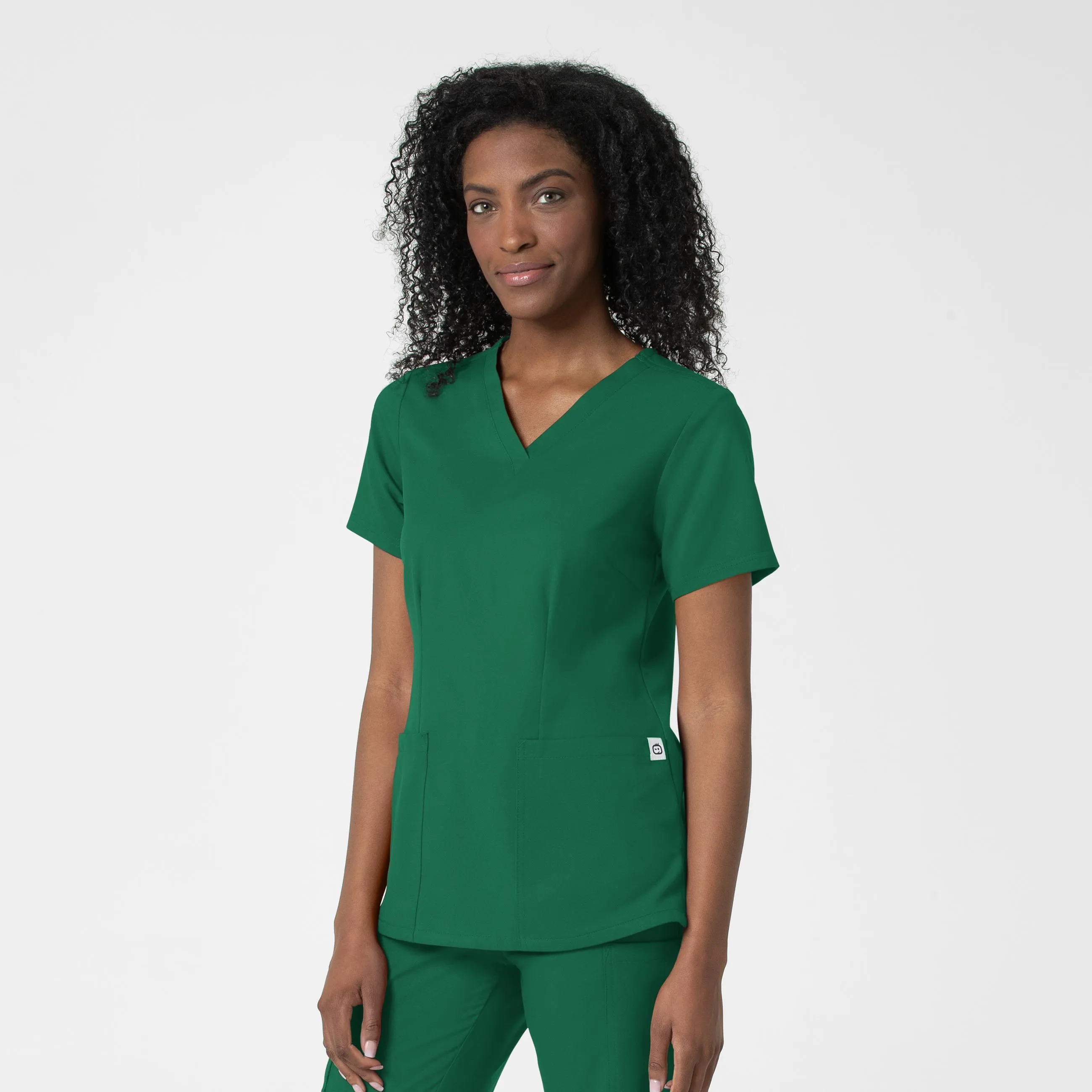 Thrive 6122 Fitted 3-Pocket V-Neck Scrub Top Hunter