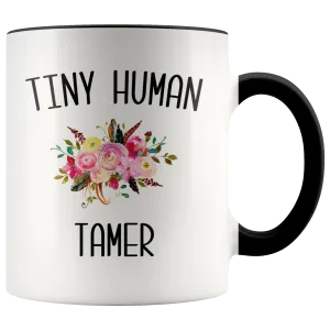 Tiny Human Tamer Mug Daycare Provider Gifts Funny Childcare Worker Preschool Coffee Cup
