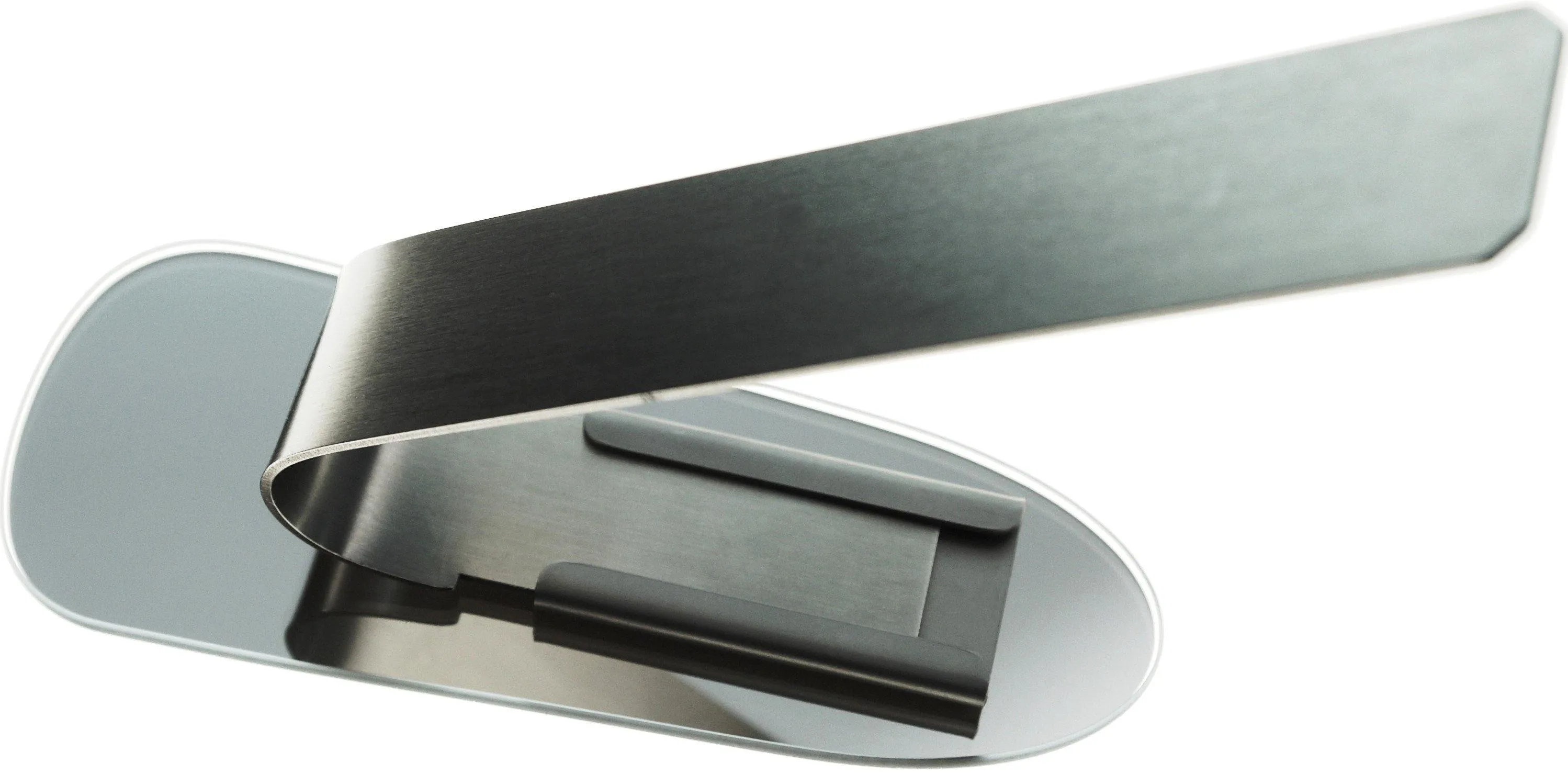 Titanium Glass Photo Mirror - Lateral Mirror T1 with Handle (190791)