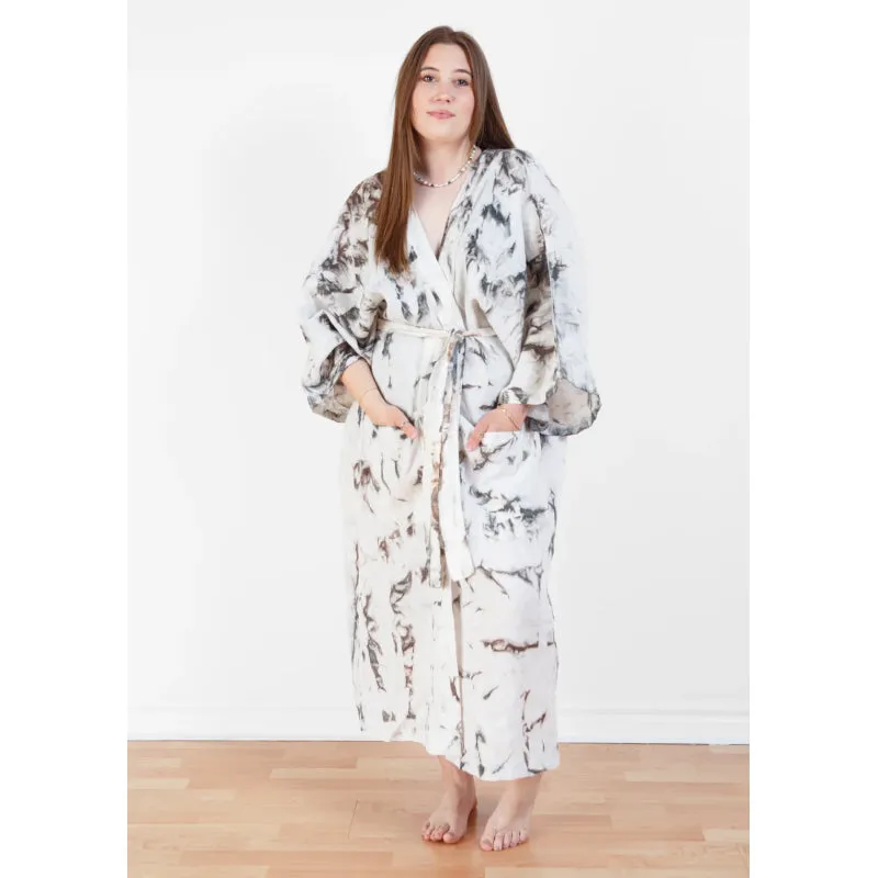 Tofino Towel THE ECLIPSE | Tie Dyed Linen Belted Cover-Up