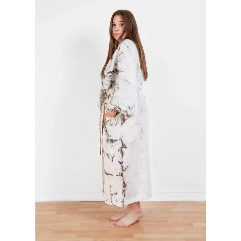 Tofino Towel THE ECLIPSE | Tie Dyed Linen Belted Cover-Up