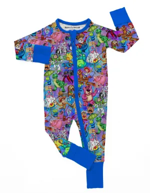 Toys BLUE Zippy Bamboo