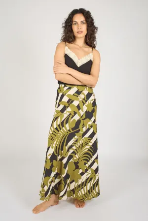 Traffic People The Archive Sade Skirt Black/Olive