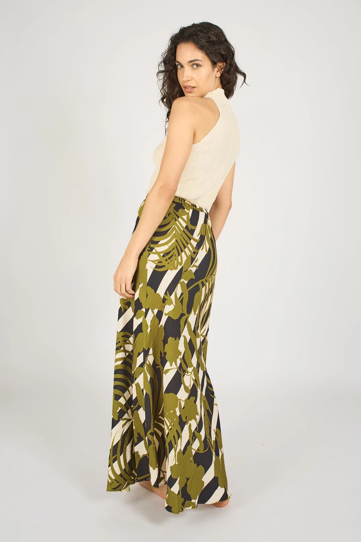 Traffic People The Archive Sade Skirt Black/Olive