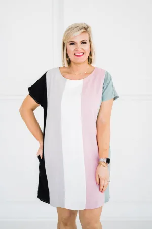 Trusting in You Color block Dress