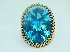 Turkish Handmade Jewelry 925 Sterling Silver Aquamarine Stone Men's Rings