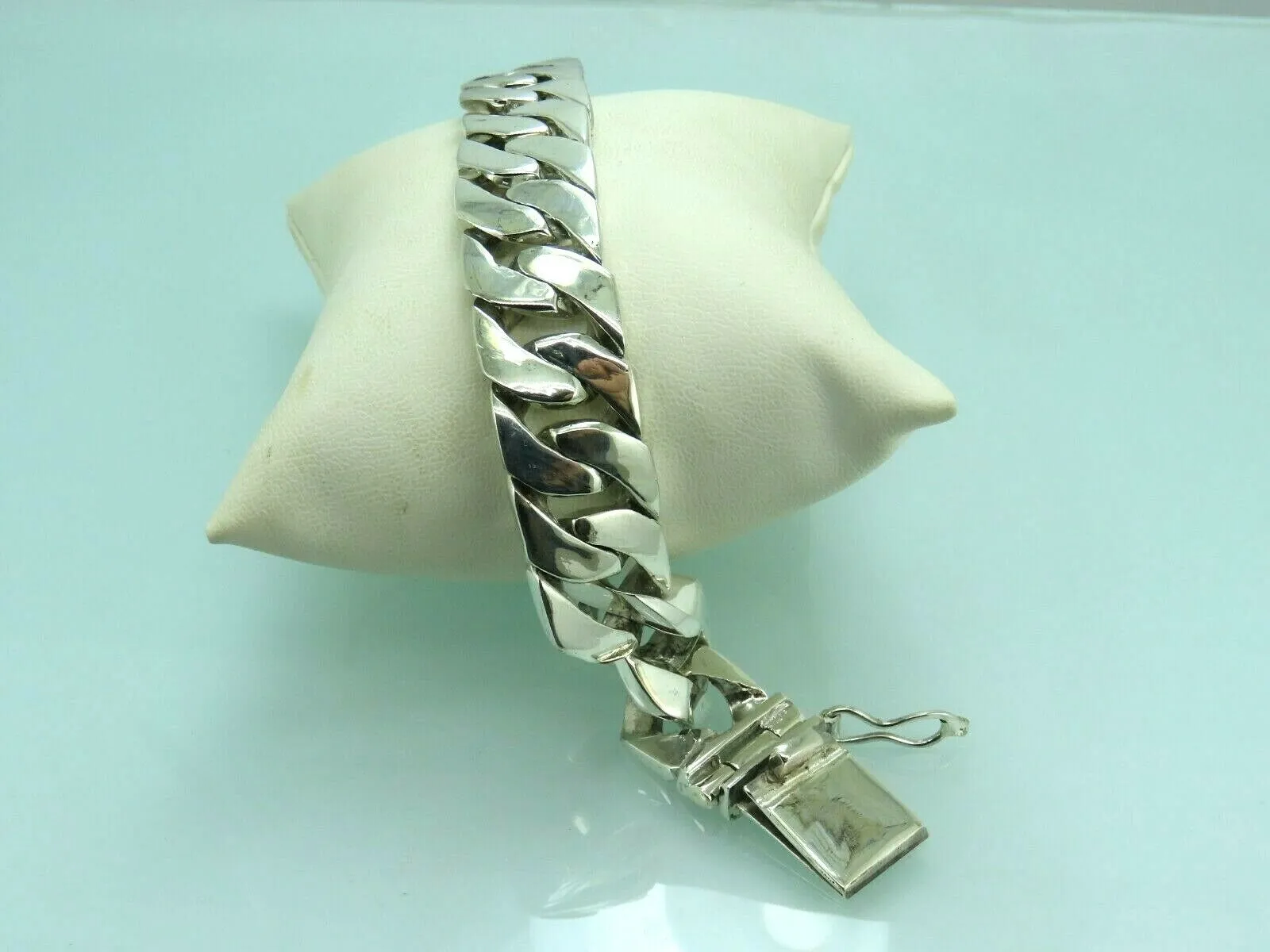 Turkish Handmade Jewelry 925 Sterling Silver Pallet Design Unisex Chain