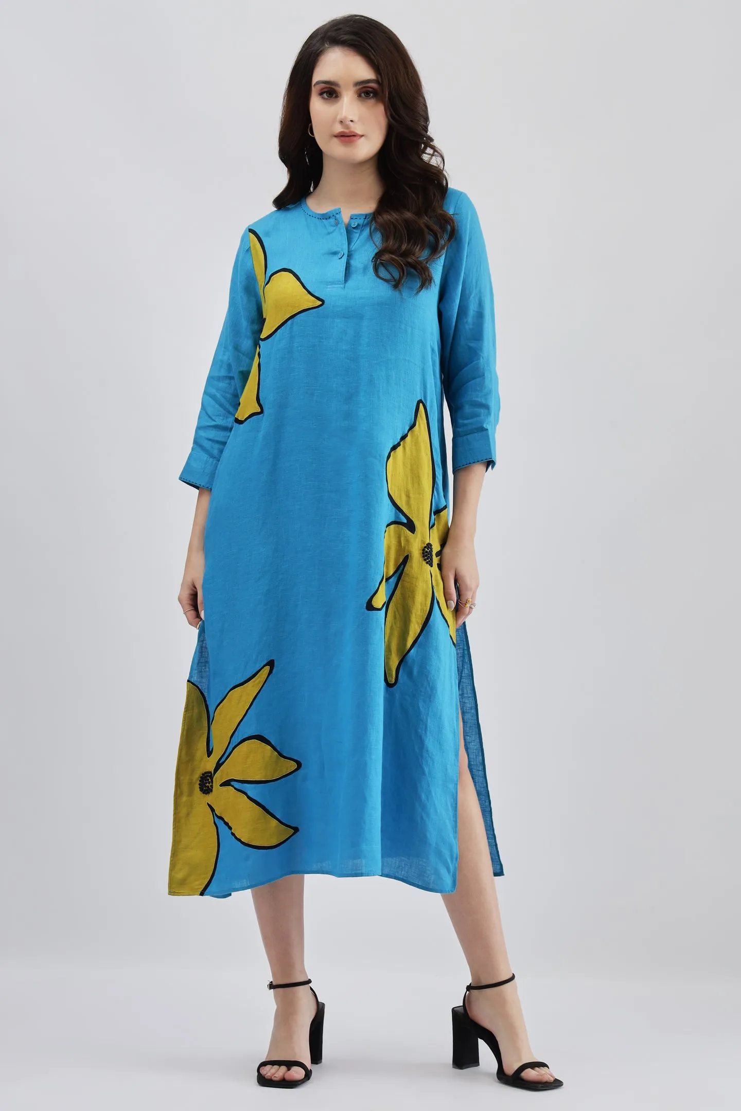 Turquoise Long Dress