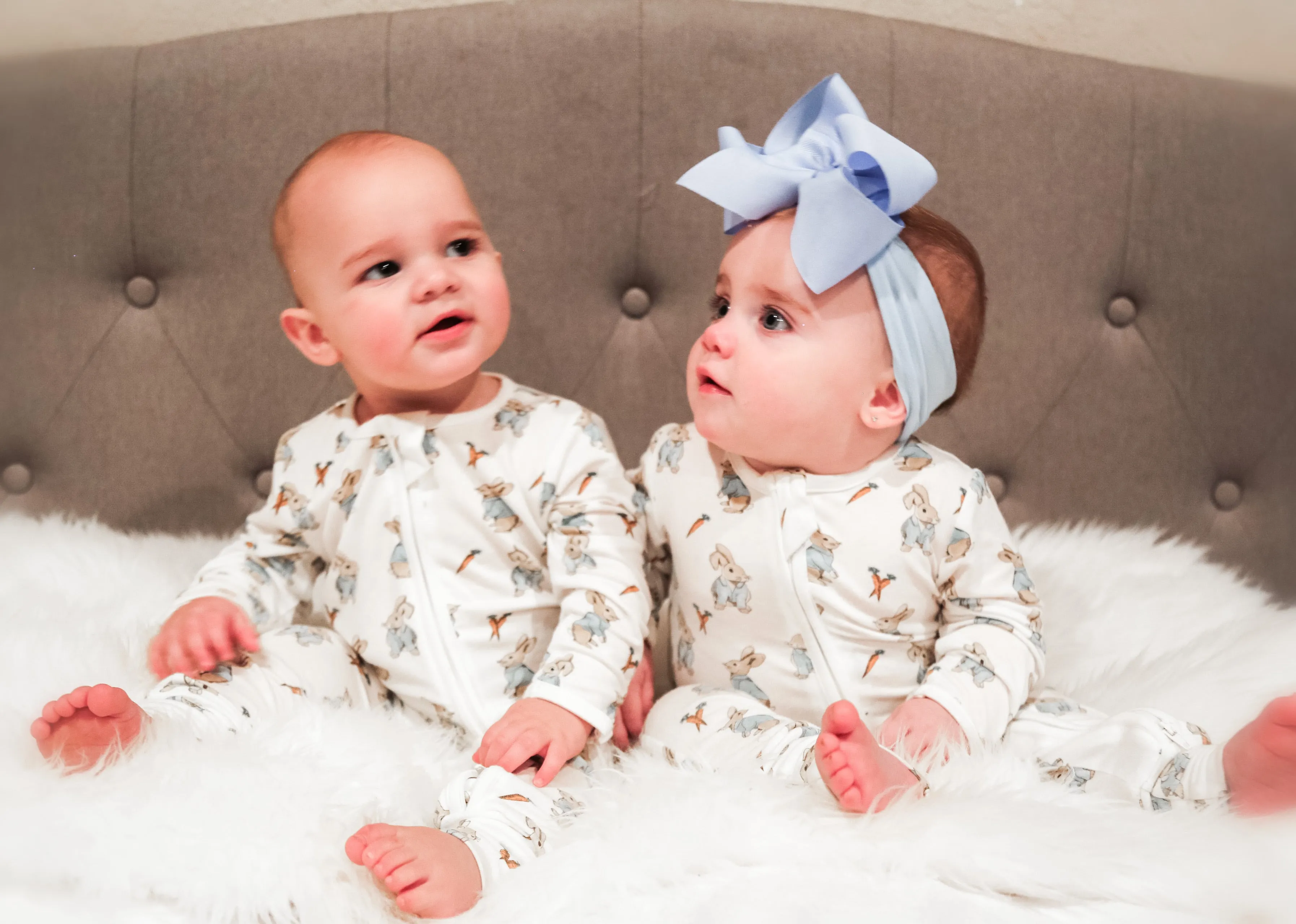 Two Peas Clothing Benny Bunny Convertible Romper