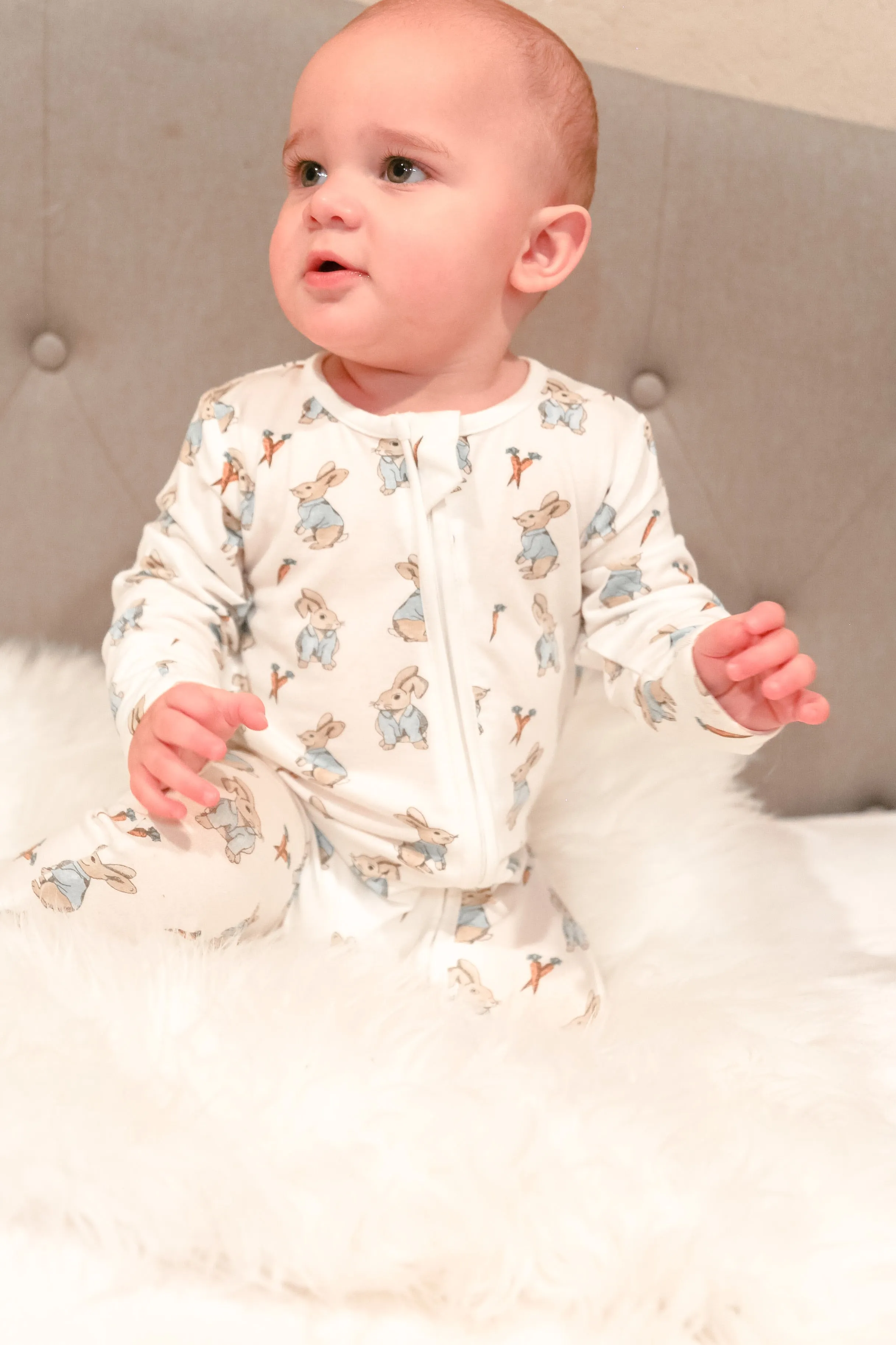Two Peas Clothing Benny Bunny Convertible Romper