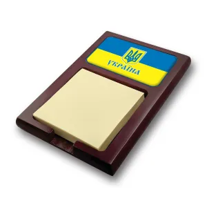 Ukraine Desk Organizer Wooden