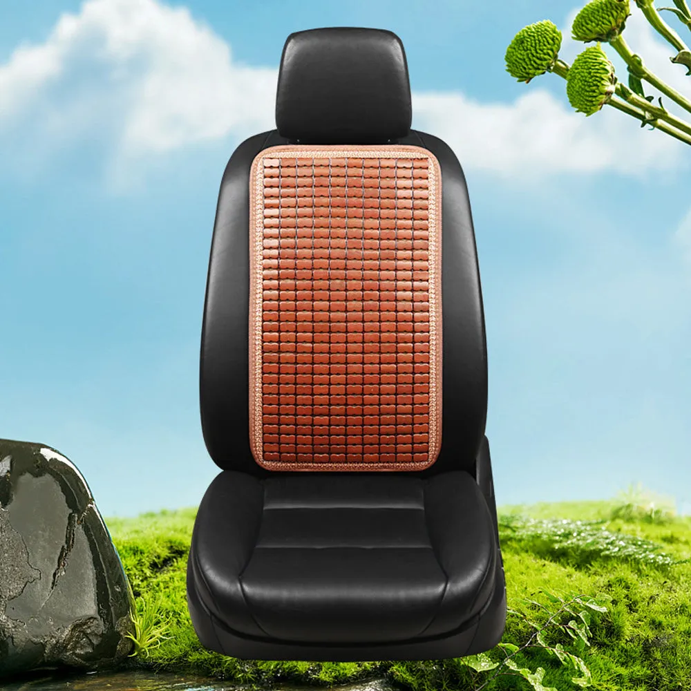 Ulife Bamboo Car Seat Backrest - Elegant Brown