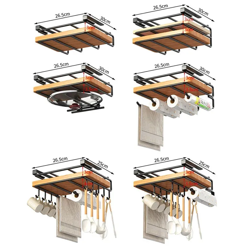 Under Cabinet Hanging Organizer for Kitchen
