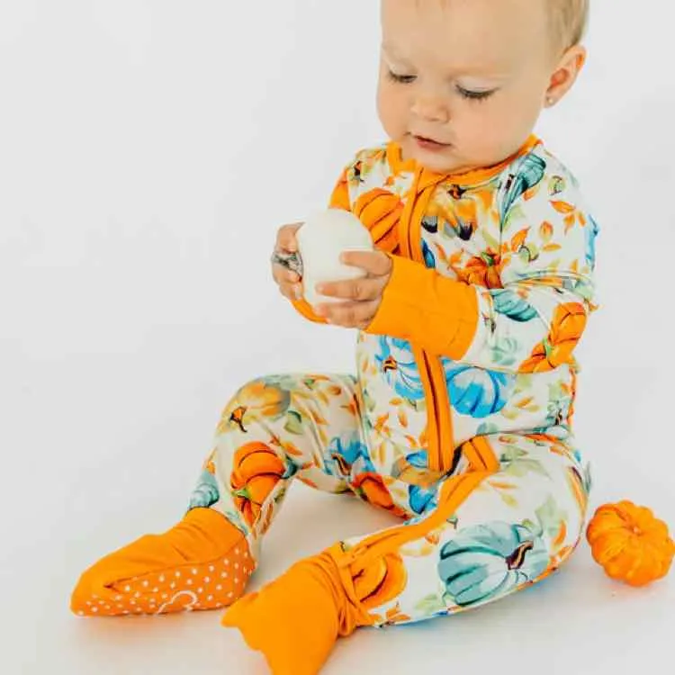 Unisex Size 3-6 month CuteCotton Orange print Unisex