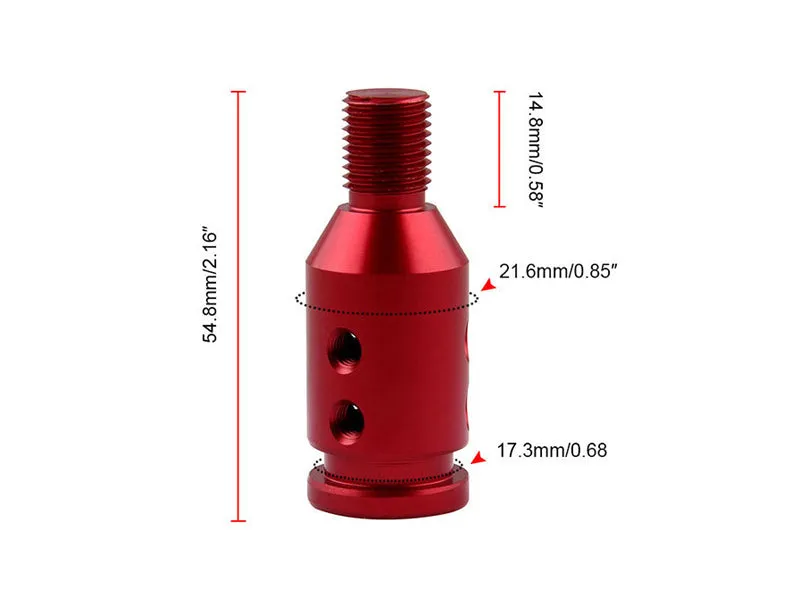 Universal Manual Gear Shift Knob Adapter Fits BMW M12 x 1.25mm