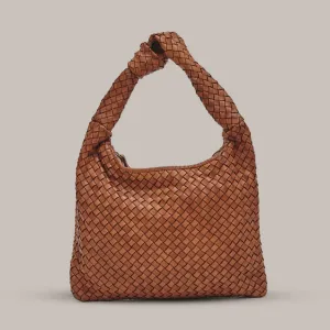 Vestirsi Hailey Woven Hobo Tan