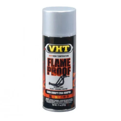 VHT Flameproof Coating - Flat Aluminium - SP117
