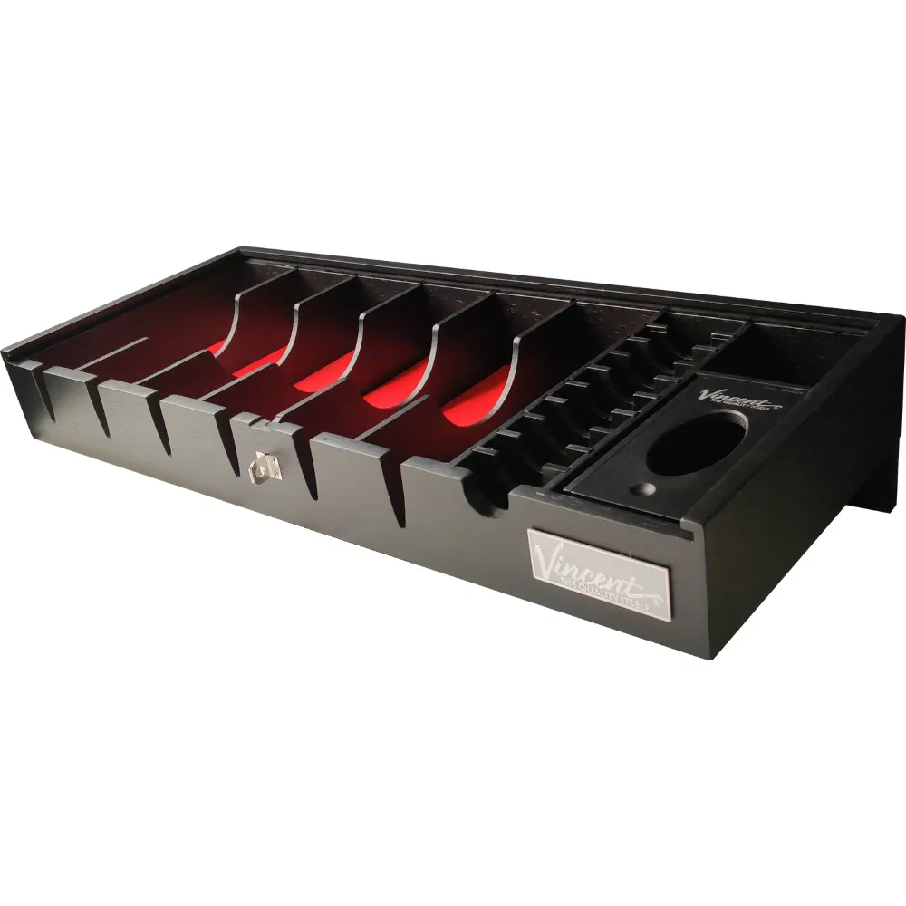 Vincent Bamboo Countertop Tray Deluxe (Natural or Black) VT10200