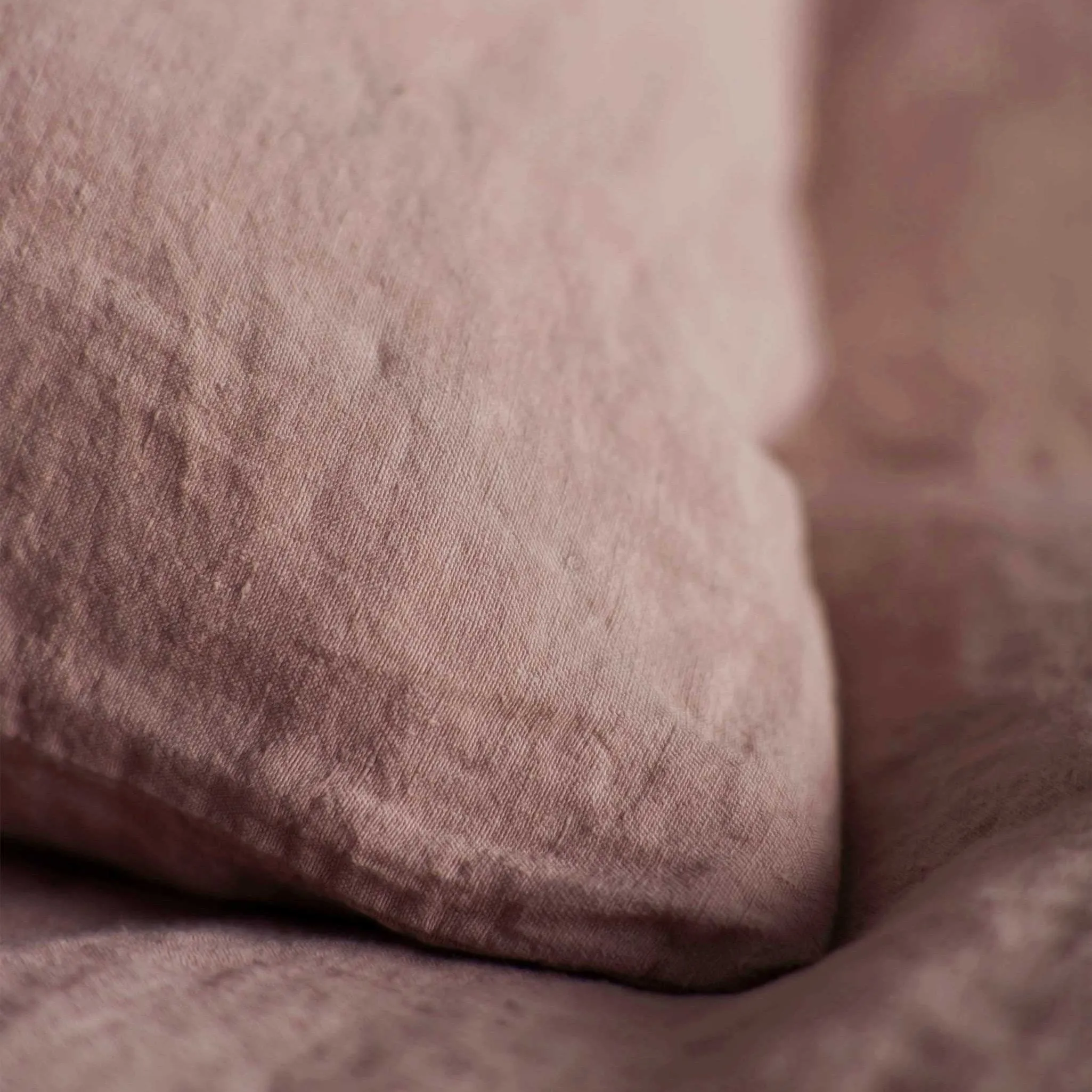 Vintage Rose Pure Linen Housewife Pillowcase