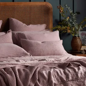 Vintage Rose Pure Linen Housewife Pillowcase
