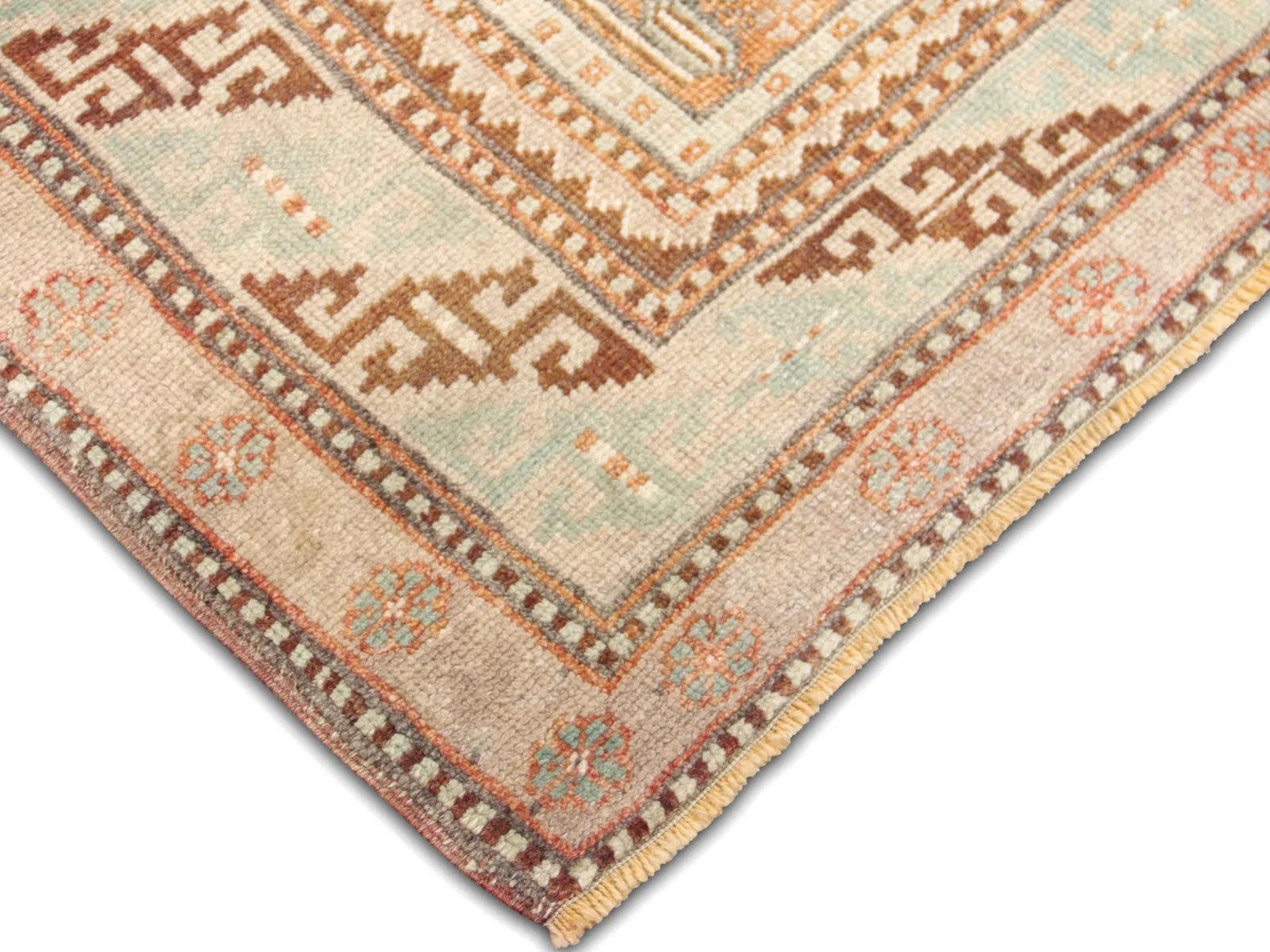 Vintage Turkish Oushak Rug - 3'10" x 6'3"