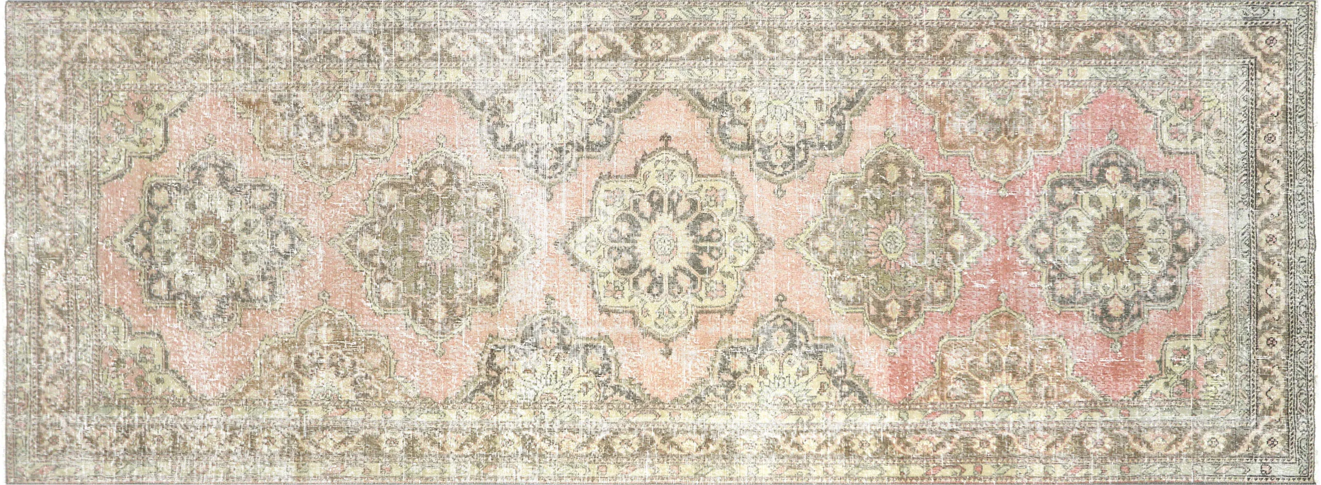 Vintage Turkish Oushak Rug - 4'10" x 12'10"