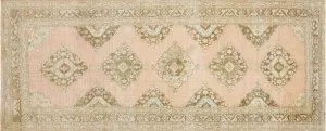 Vintage Turkish Oushak Rug - 4'10" x 12'1"